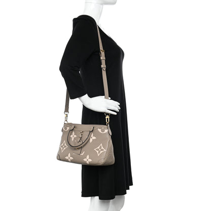 Louis Vuitton Empreinte Monogram Giant Trianon PM Tourterelle Creme 2 of 10