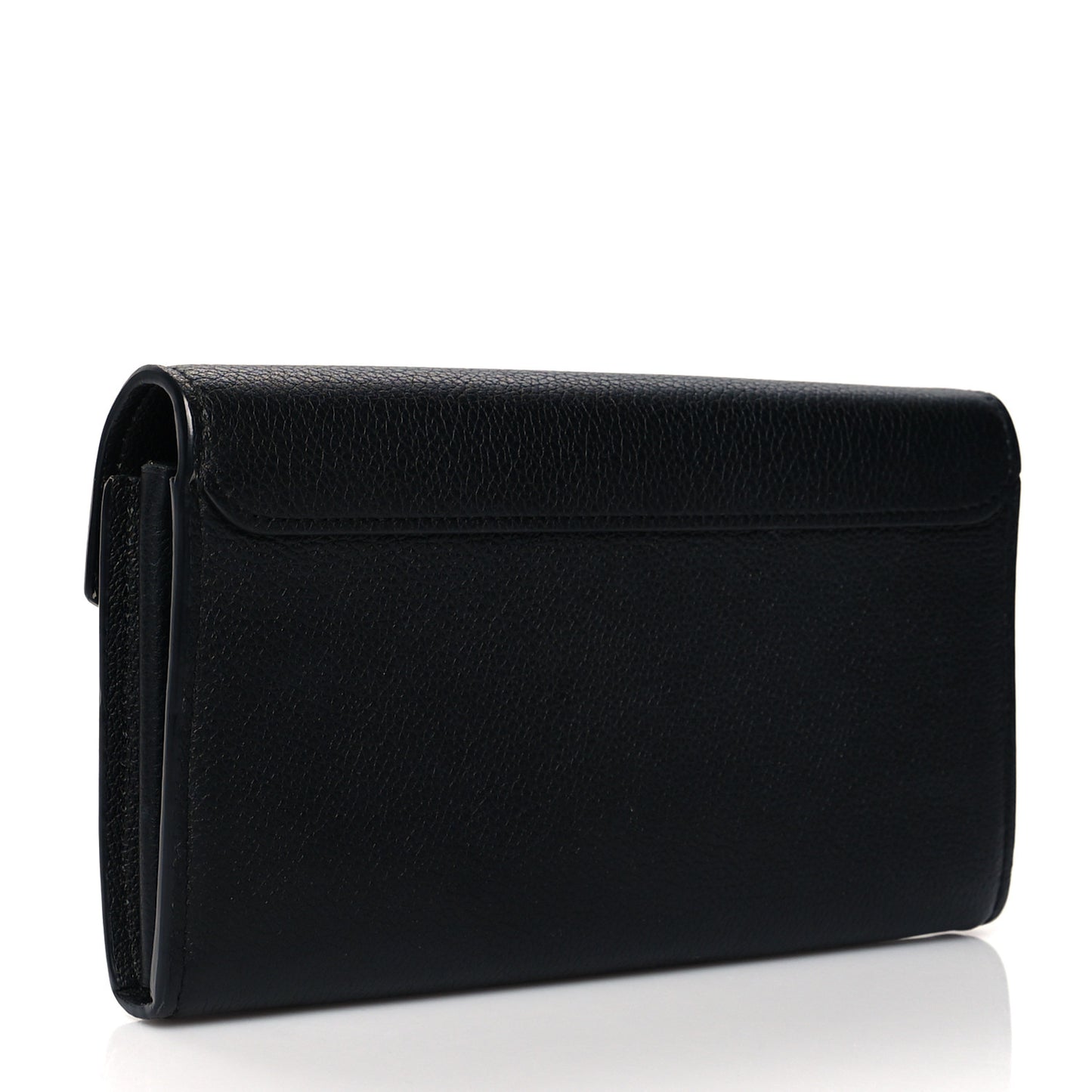 Soft Calfskin My Lockme Wallet Black