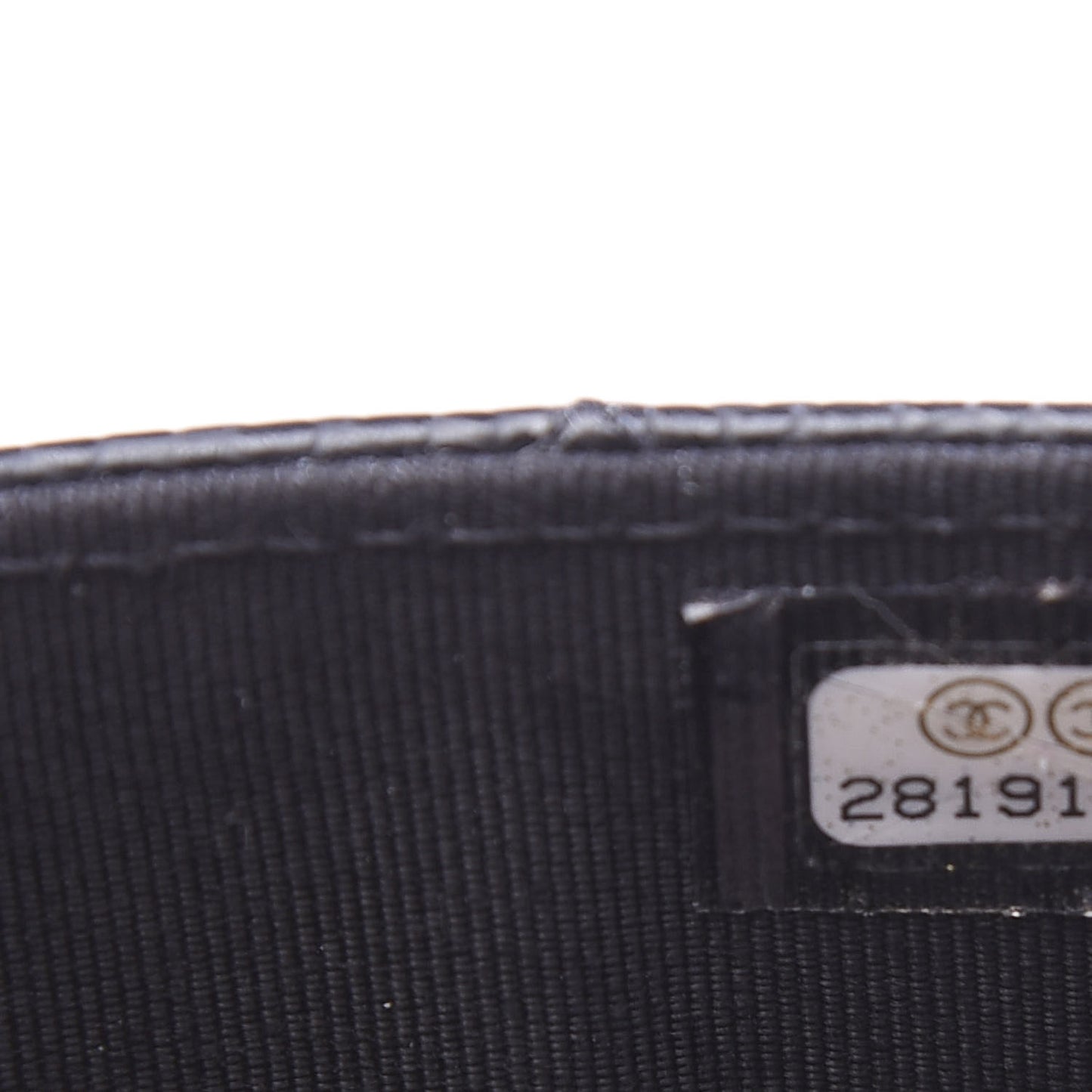 Caviar Quilted Flap Card Holder Wallet Black