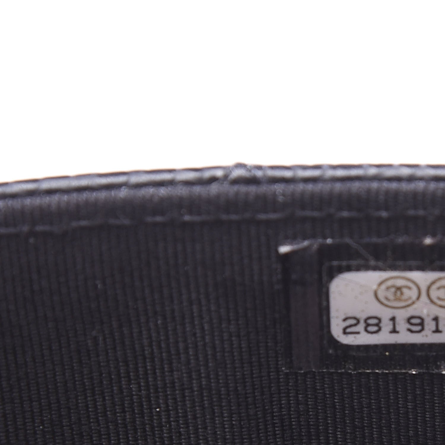 Chanel Caviar Quilted Flap Card Holder Wallet Black 8 of 9