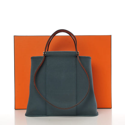 Hermes Toile Cabag 32 PM Bleu Tempete 8 of 8