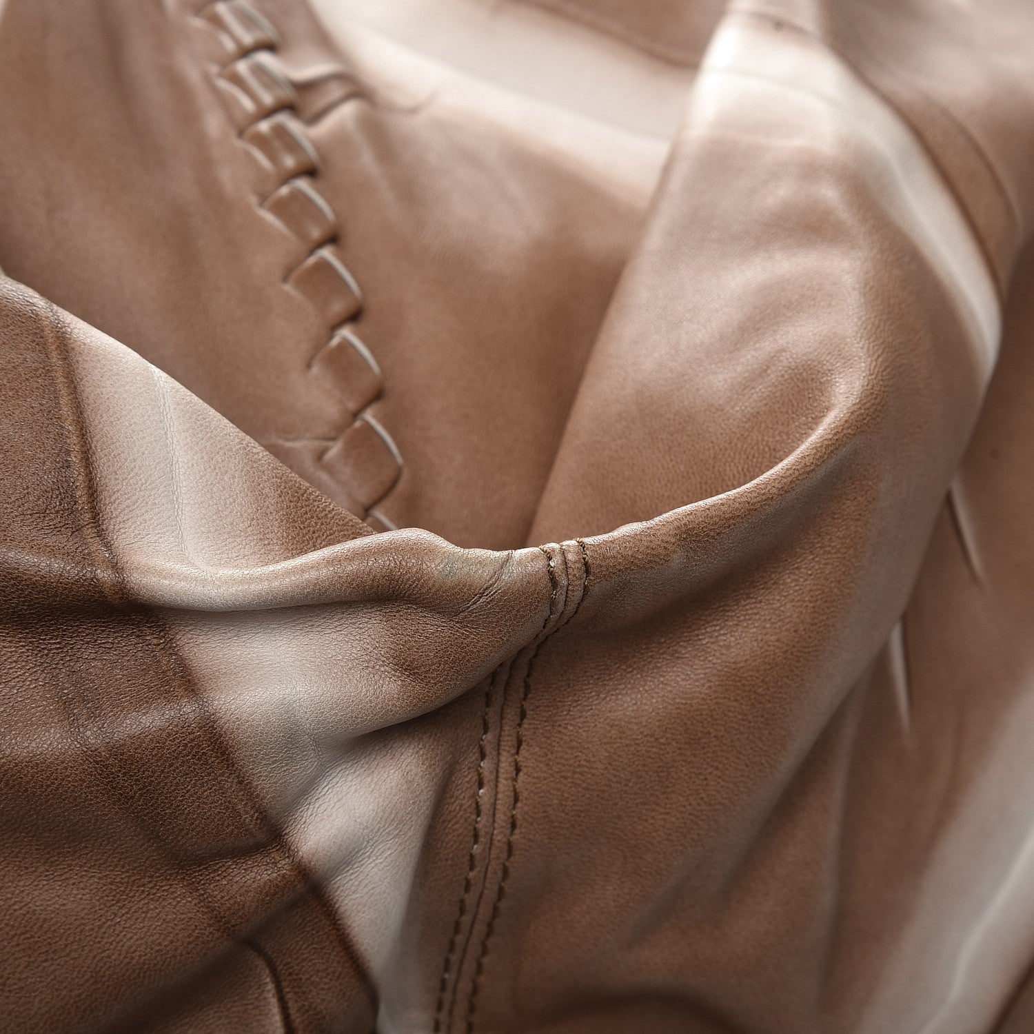 Bottega Veneta Intrecciato Nappa Aquilone Fortune Cookie Hobo Cigar 14 of 14
