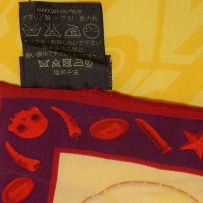 Louis Vuitton Silk Sun Giant Square Scarf 7 of 7