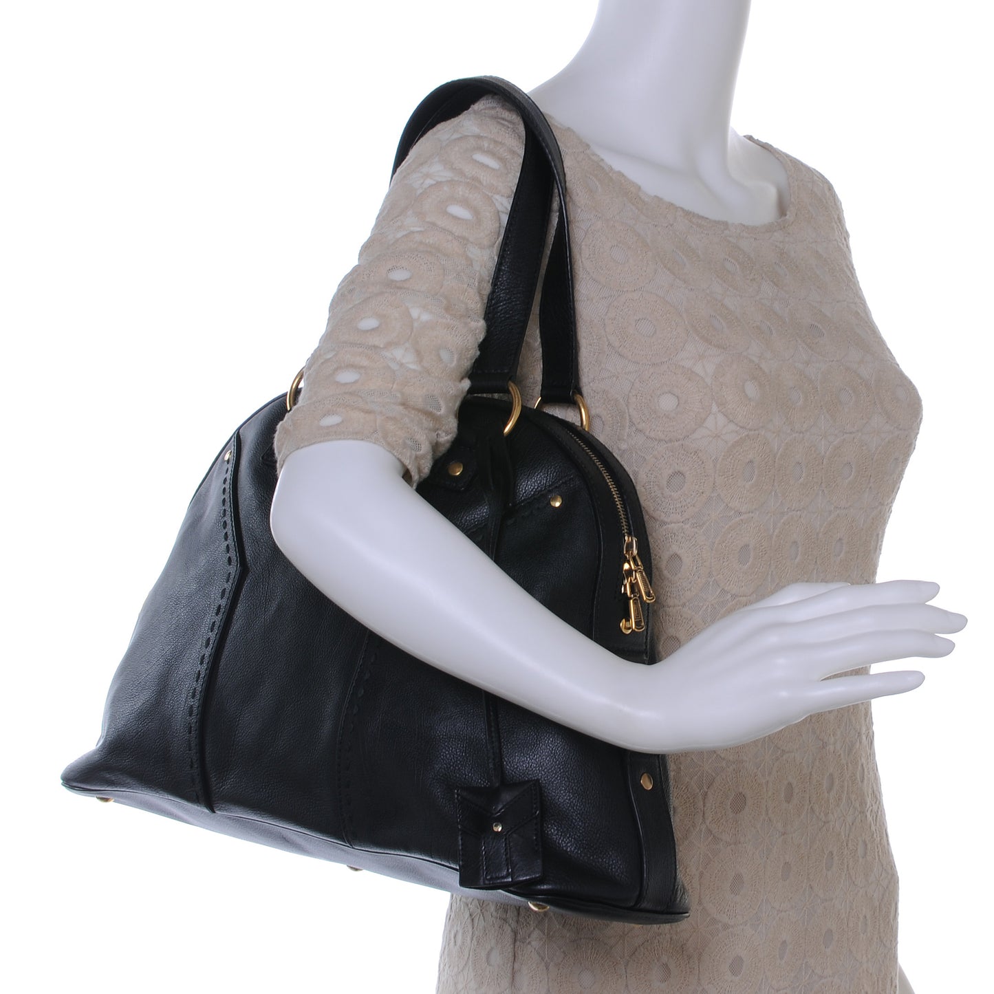 Leather Large Muse Black
