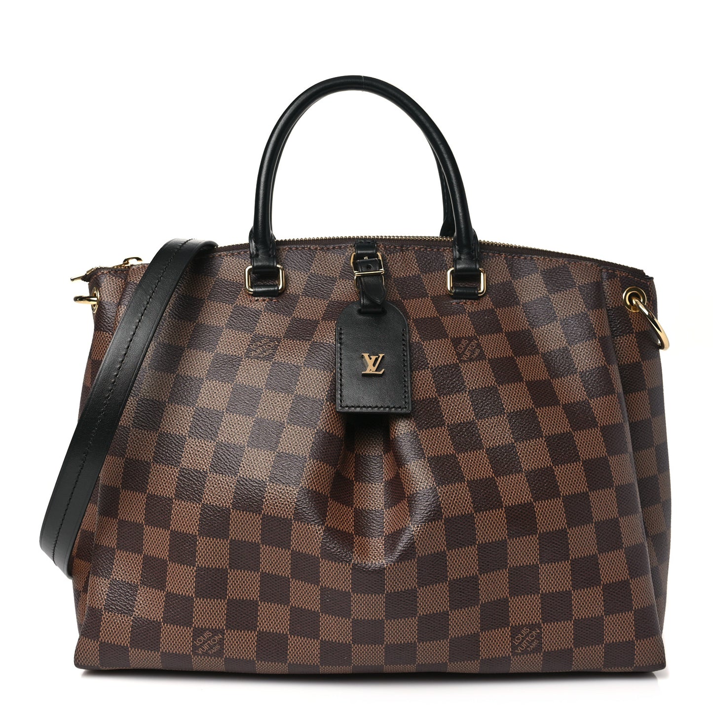 Damier Ebene Odeon Tote MM Black