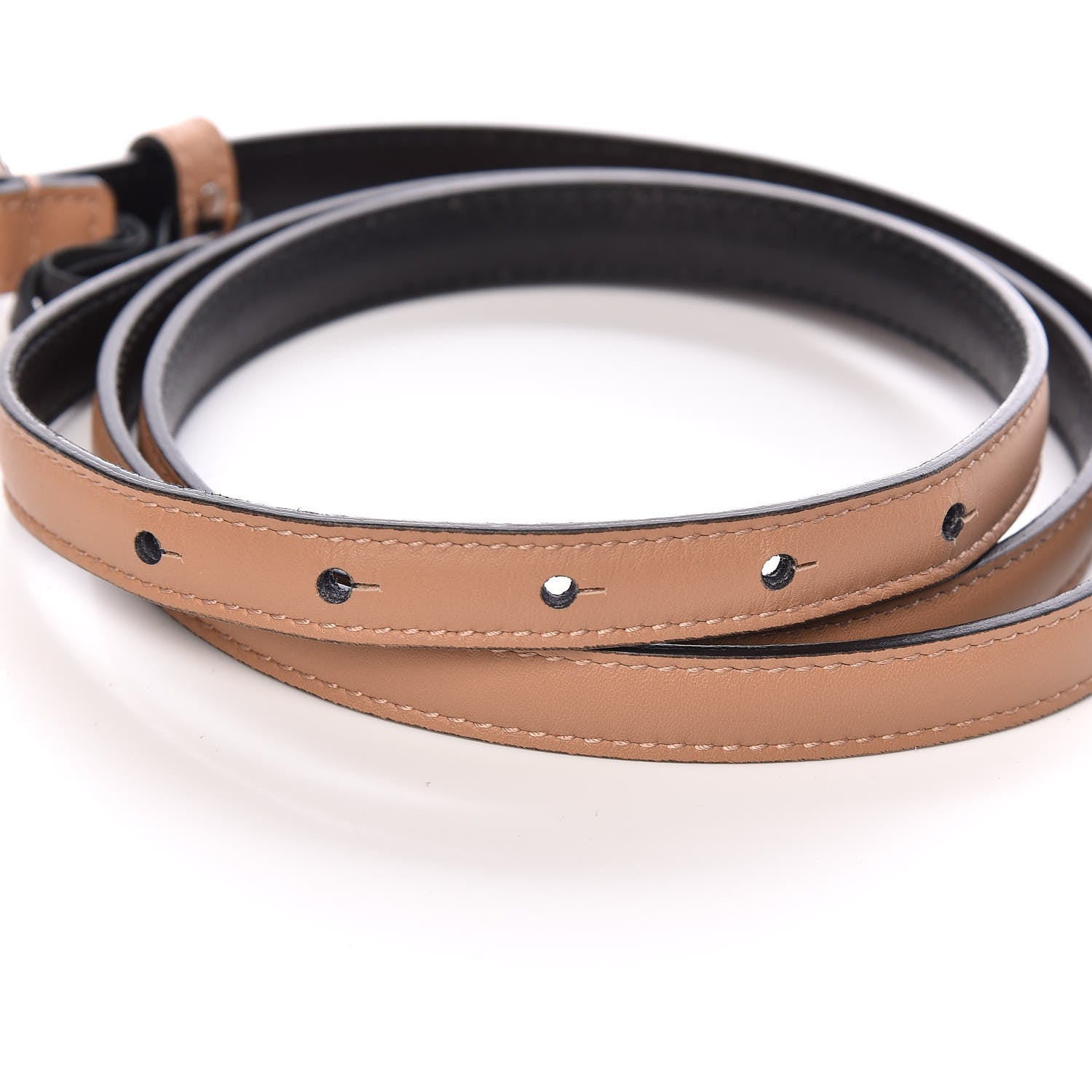 Gucci Moon Calfskin Nickel Interlocking G 20mm Belt 110 44 Camelia 5 of 6