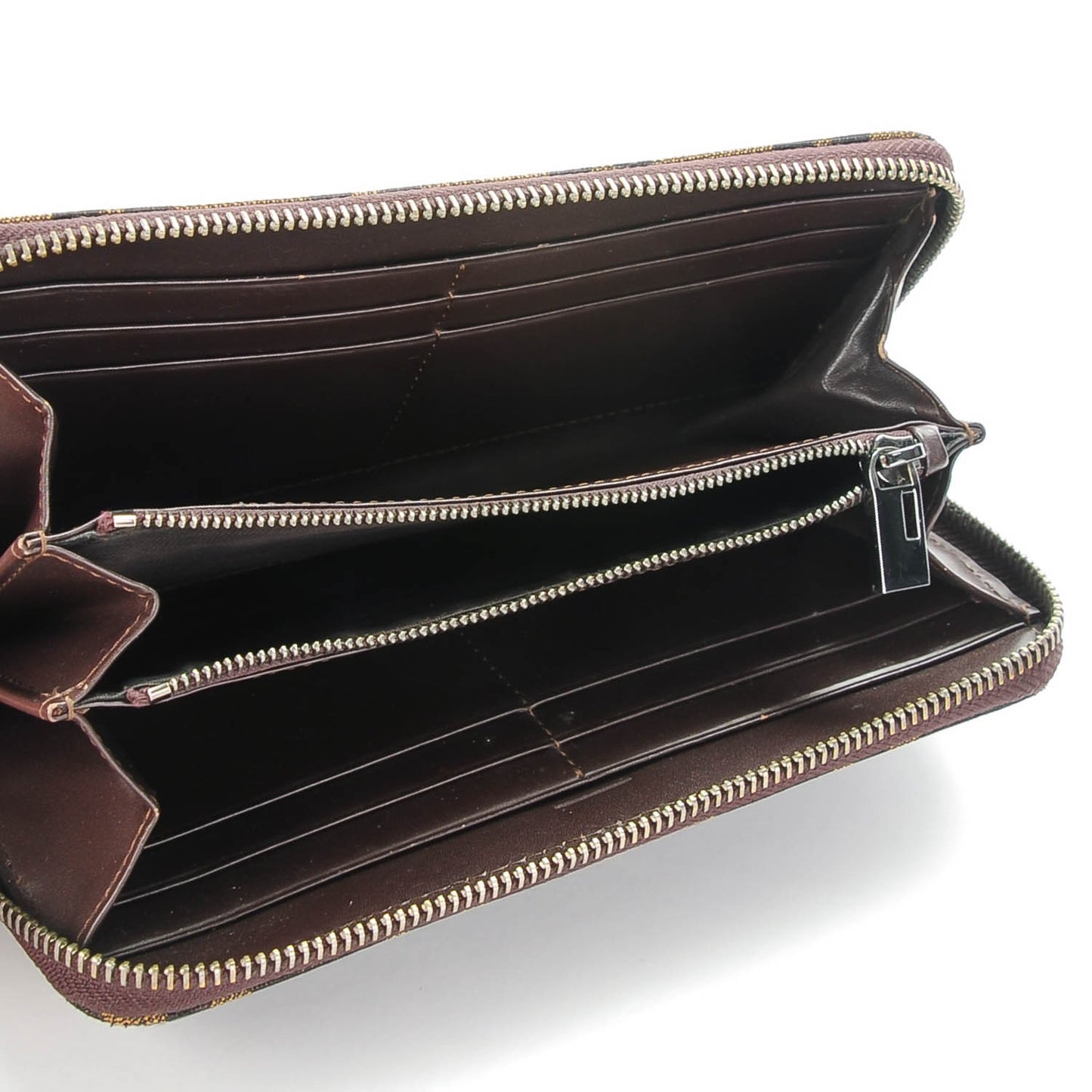 Zucca Zip Around Wallet Tobacco