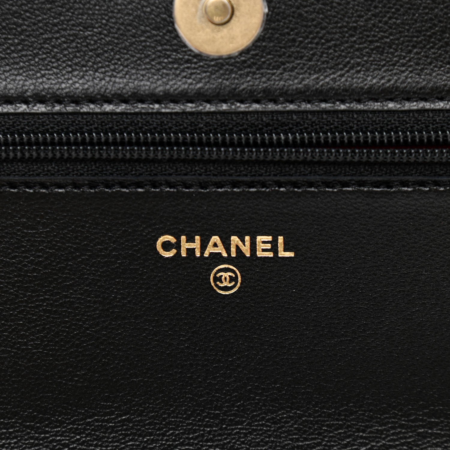 Chanel Lambskin Quilted Chanel 19 Wallet On Chain WOC Black 6 of 16