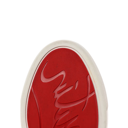 Christian Louboutin Calfskin Masteraltissima Flat Sneakers 37 Black 9 of 11