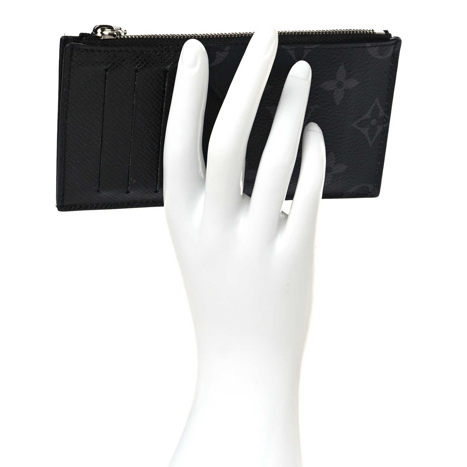 Louis Vuitton Taigarama Coin Card Holder Black 2 of 6