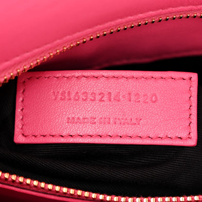 Saint Laurent Smooth Calfskin Le Carre Shoulder Bag Pink 7 of 12