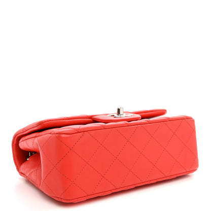 Chanel Lambskin Quilted Mini Rectangular Flap Red 4 of 10