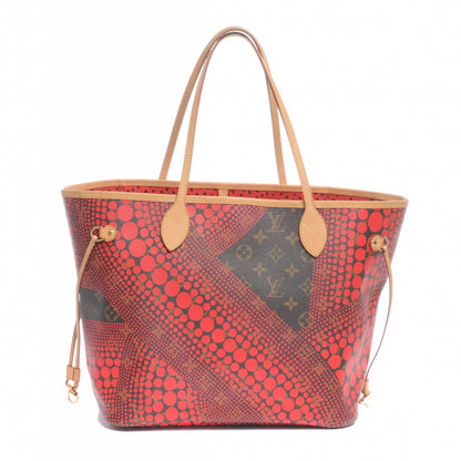 Louis Vuitton Monogram Kusama Waves Neverfull MM Red 1 of 7