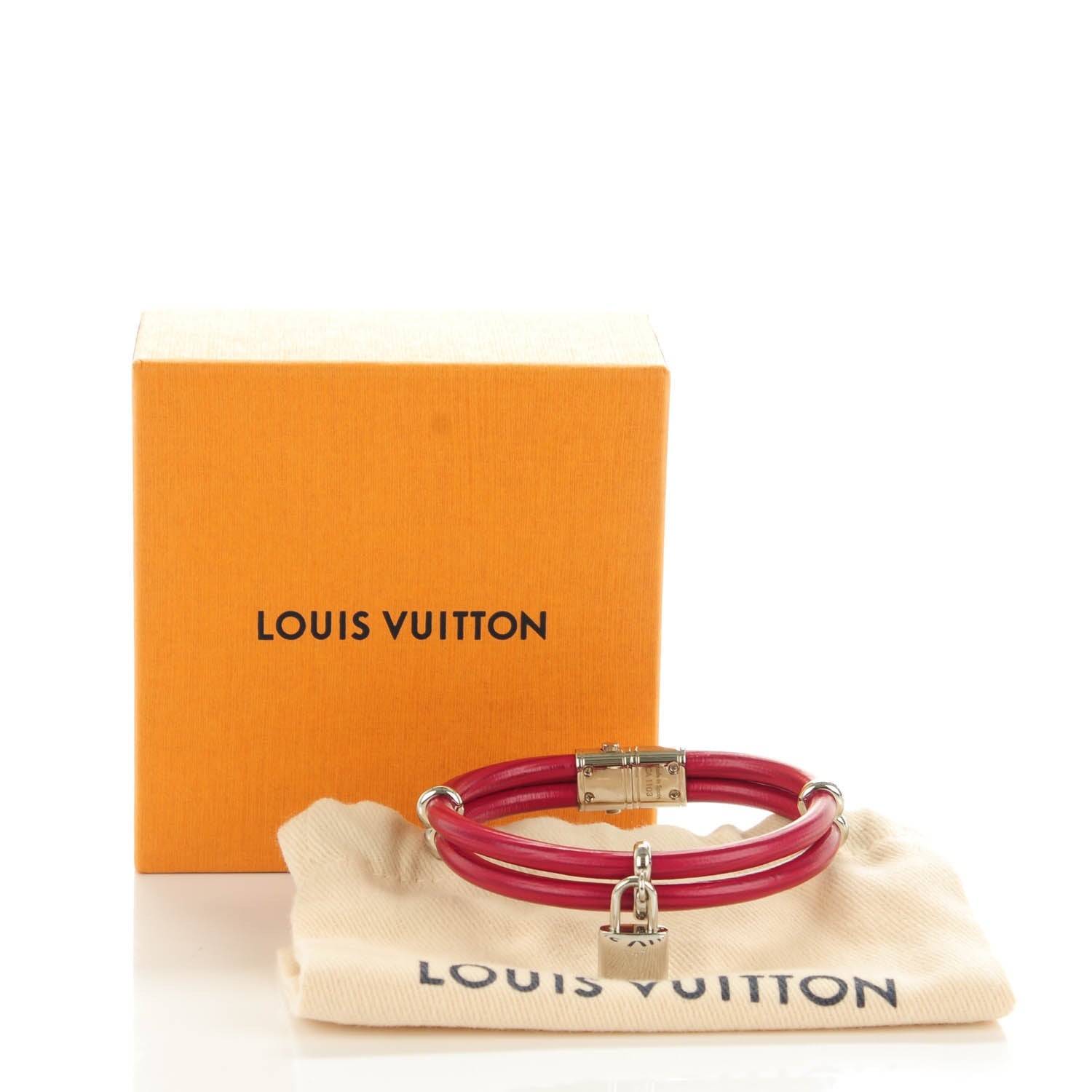 Louis Vuitton Epi Keep It Twice Bracelet 19 Fuchsia 5 of 5