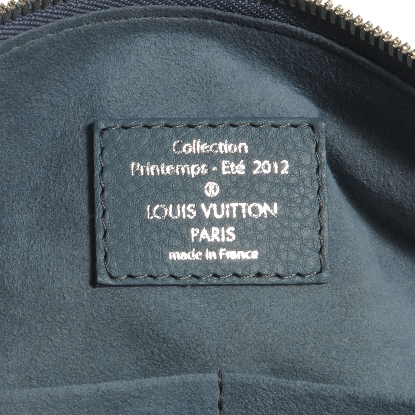 Monogram Denim Speedy Round Blue
