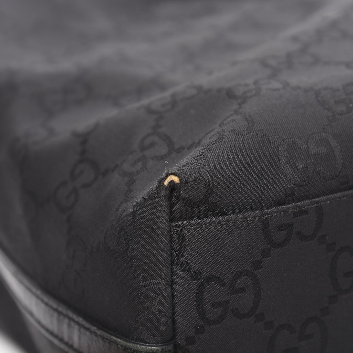 Canvas Monogram Gifford Shopping Tote Black