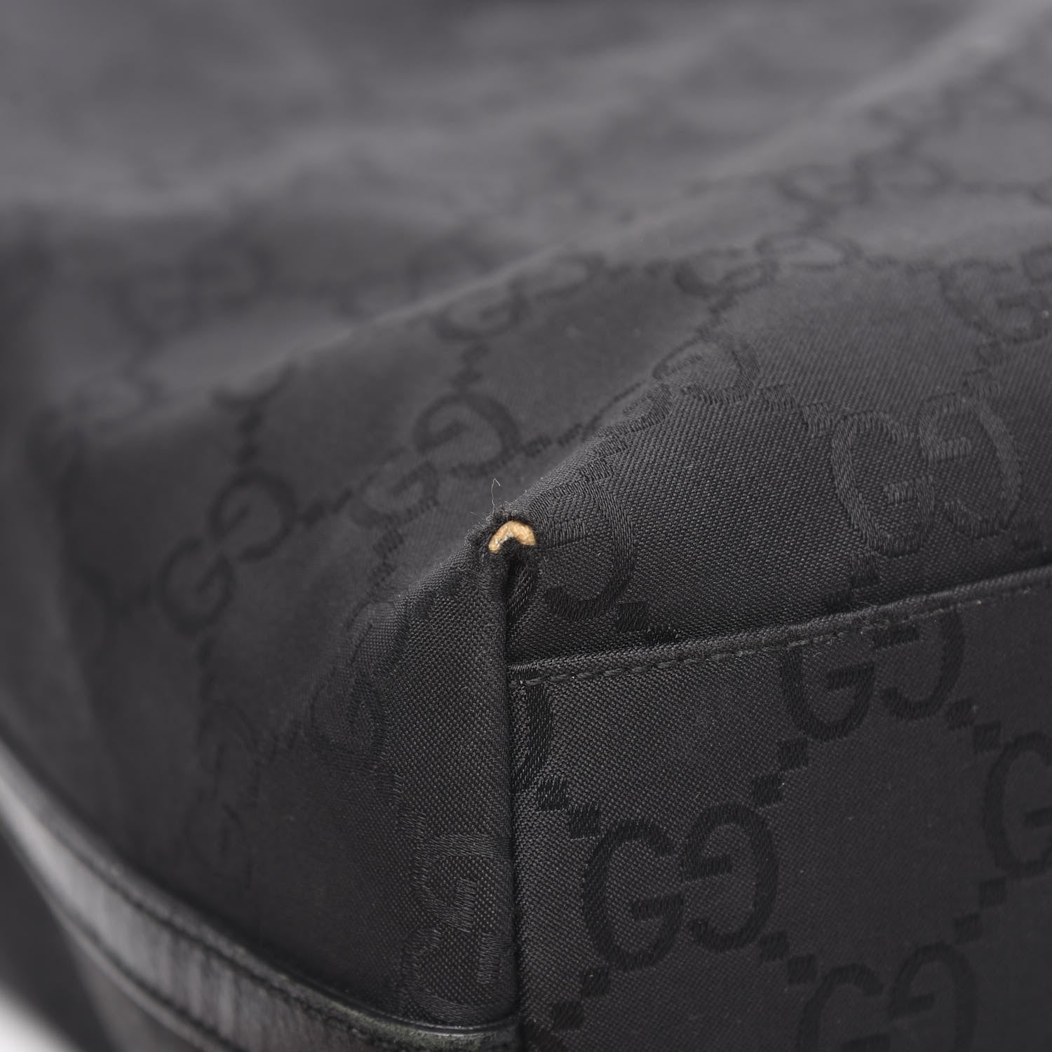 Gucci Canvas Monogram Gifford Shopping Tote Black 10 of 12