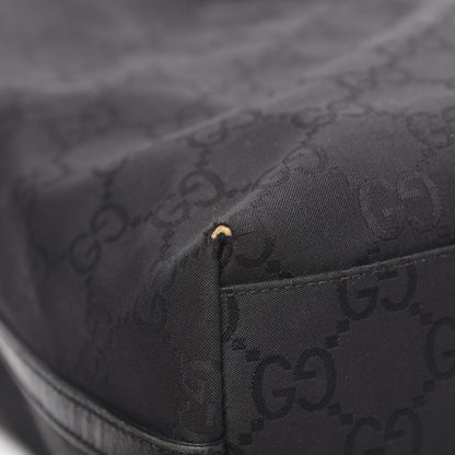 Gucci Canvas Monogram Gifford Shopping Tote Black 10 of 12
