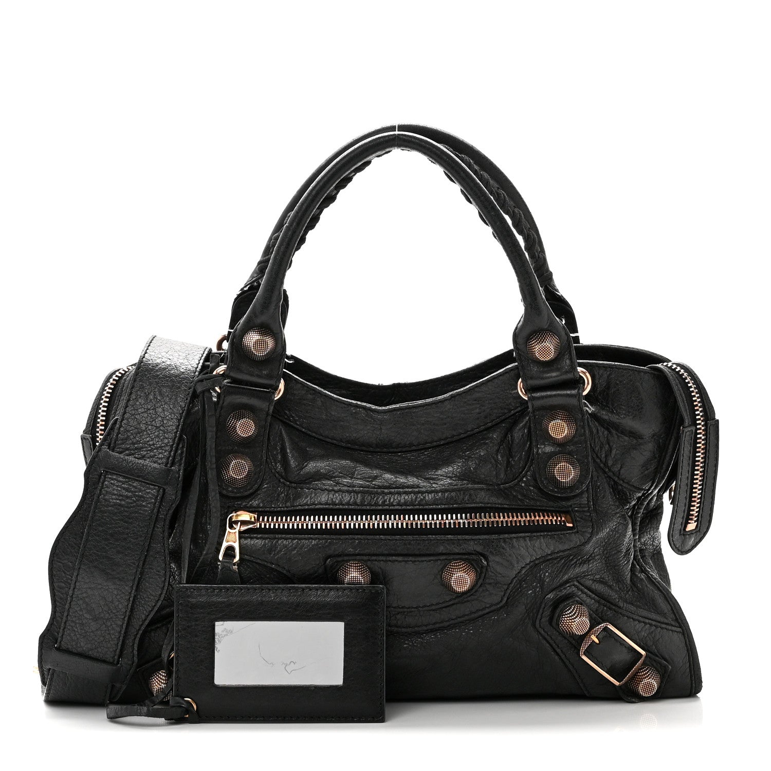 Balenciaga Agneau Giant 21 Rose Gold Hardware City Black 2 of 14