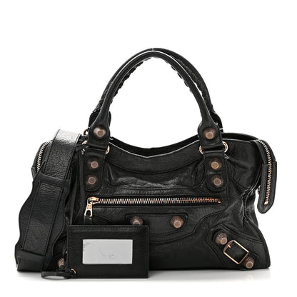 Balenciaga Agneau Giant 21 Rose Gold Hardware City Black 2 of 14
