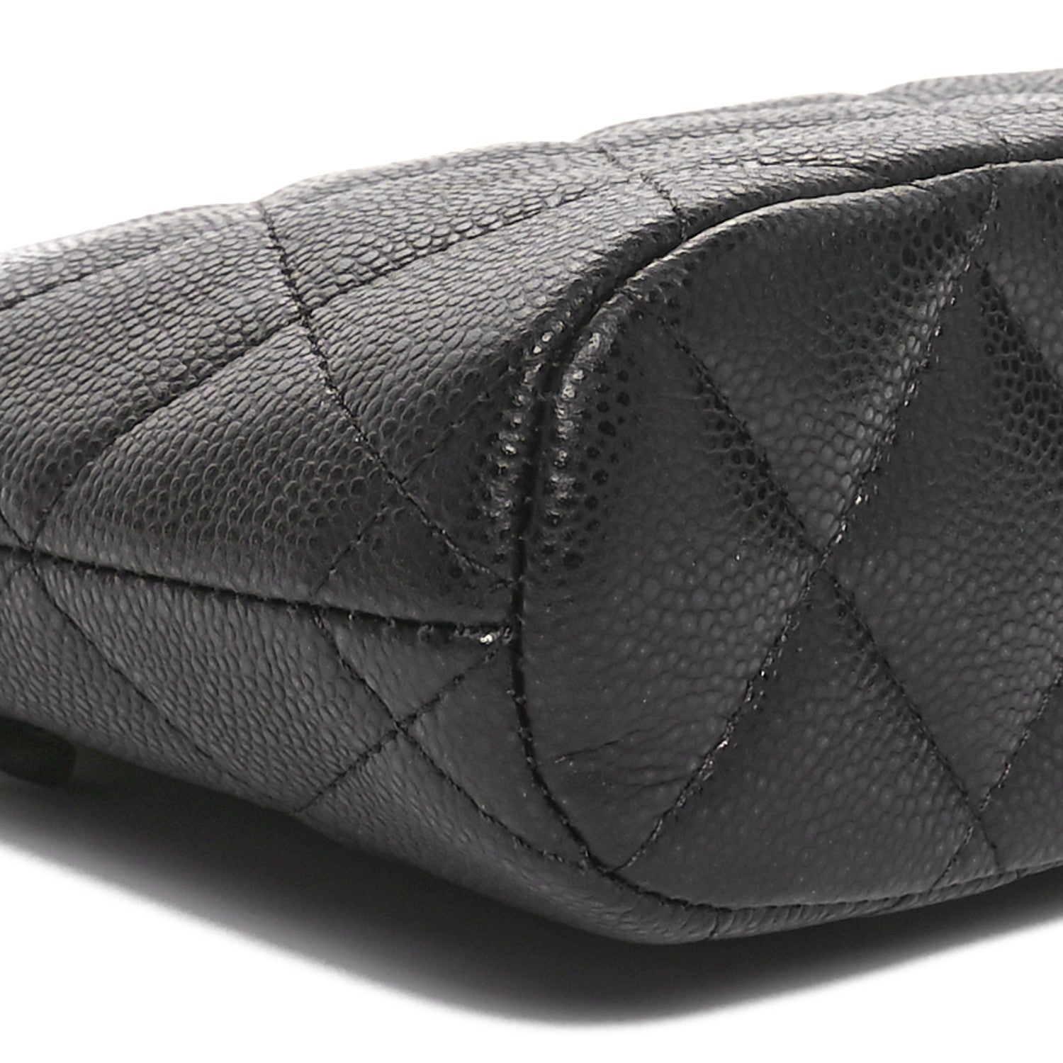 Chanel Caviar Quilted Classic Clutch With Chain Black 9 of 11