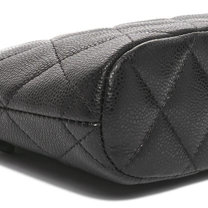 Chanel Caviar Quilted Classic Clutch With Chain Black 9 of 11