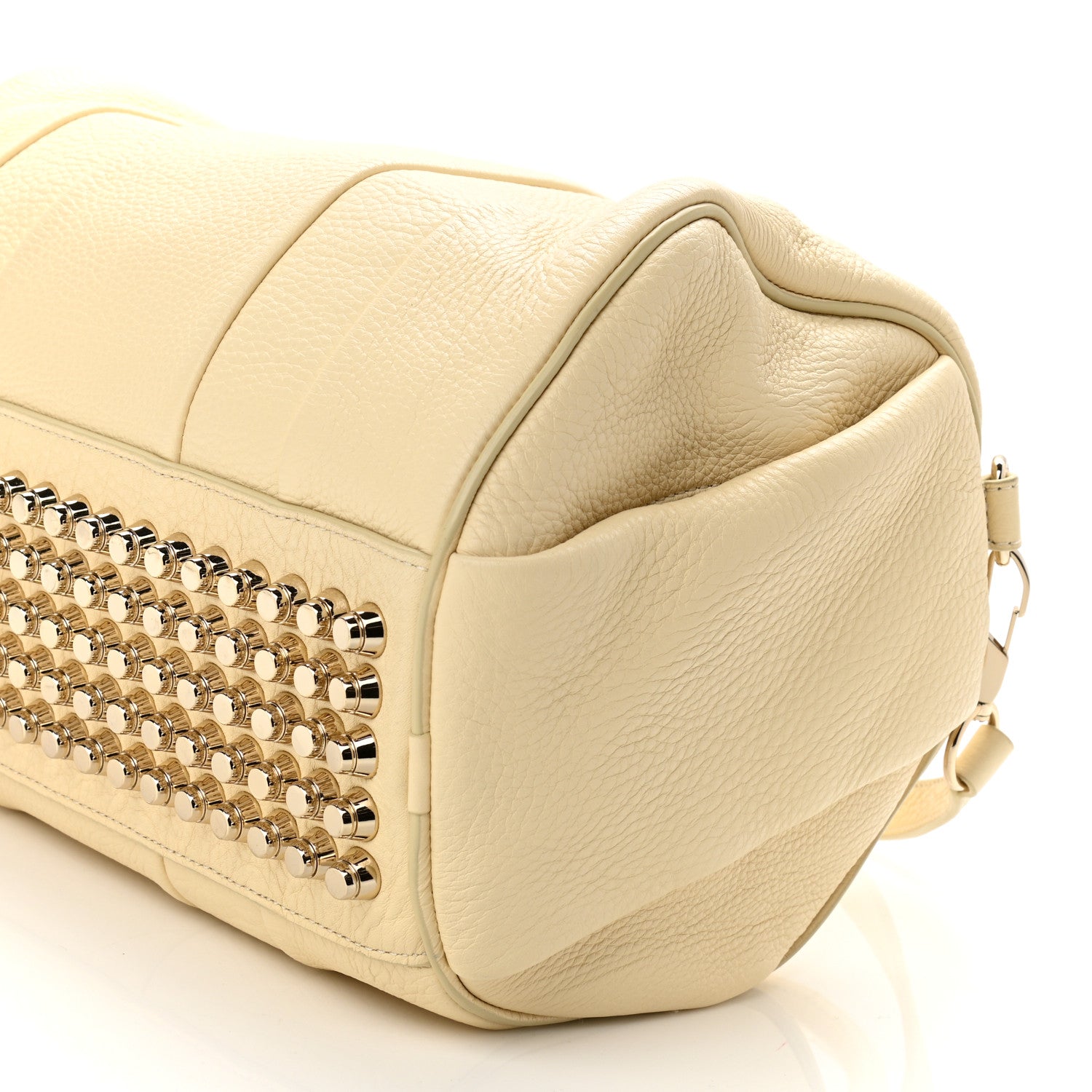 Alexander Wang Pebbled Lambskin Rocco Soft Meringue Pale Gold Hardware 8 of 8