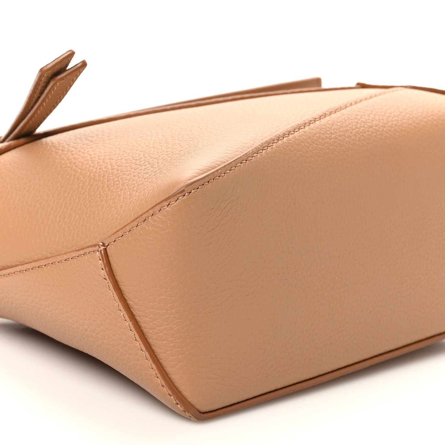 Loewe Grained Calfskin Mini Puzzle Edge Bag Toffee 8 of 9