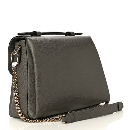 Gucci Dollar Calfskin Interlocking G Top Handle Shoulder Bag Loess 3 of 11