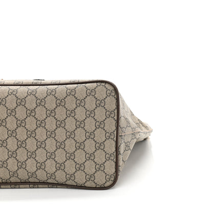 Gucci Soft GG Supreme Monogram Courrier Medium Crossbody Tote Beige New Acero 11 of 11