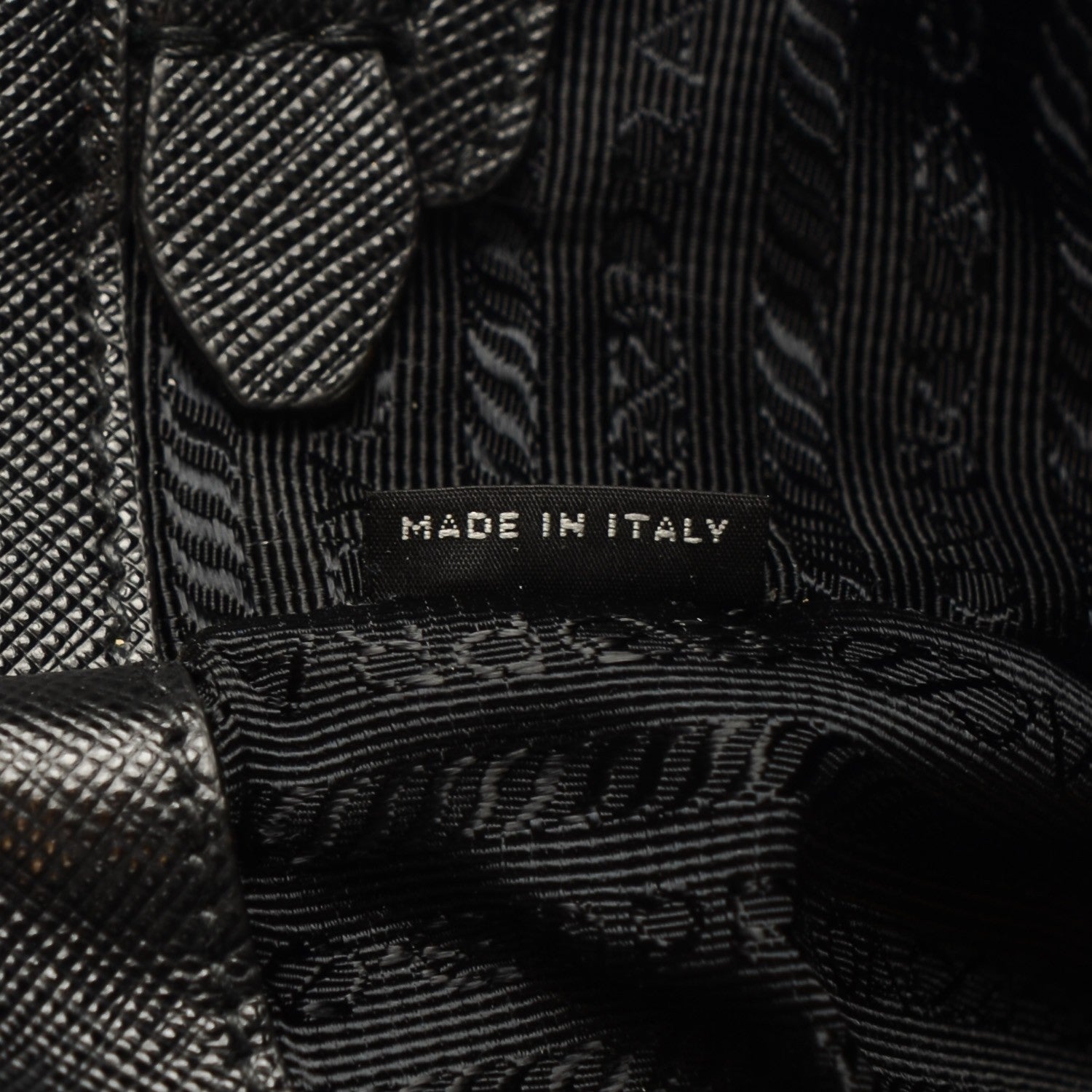 Prada Saffiano Lux Bi-Color Tote Nero Talco 7 of 9