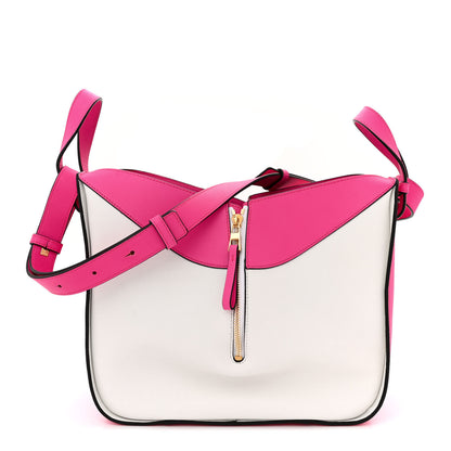 Loewe Calfskin Small Hammock Shoulder Bag Shocking Pink White 1 of 15