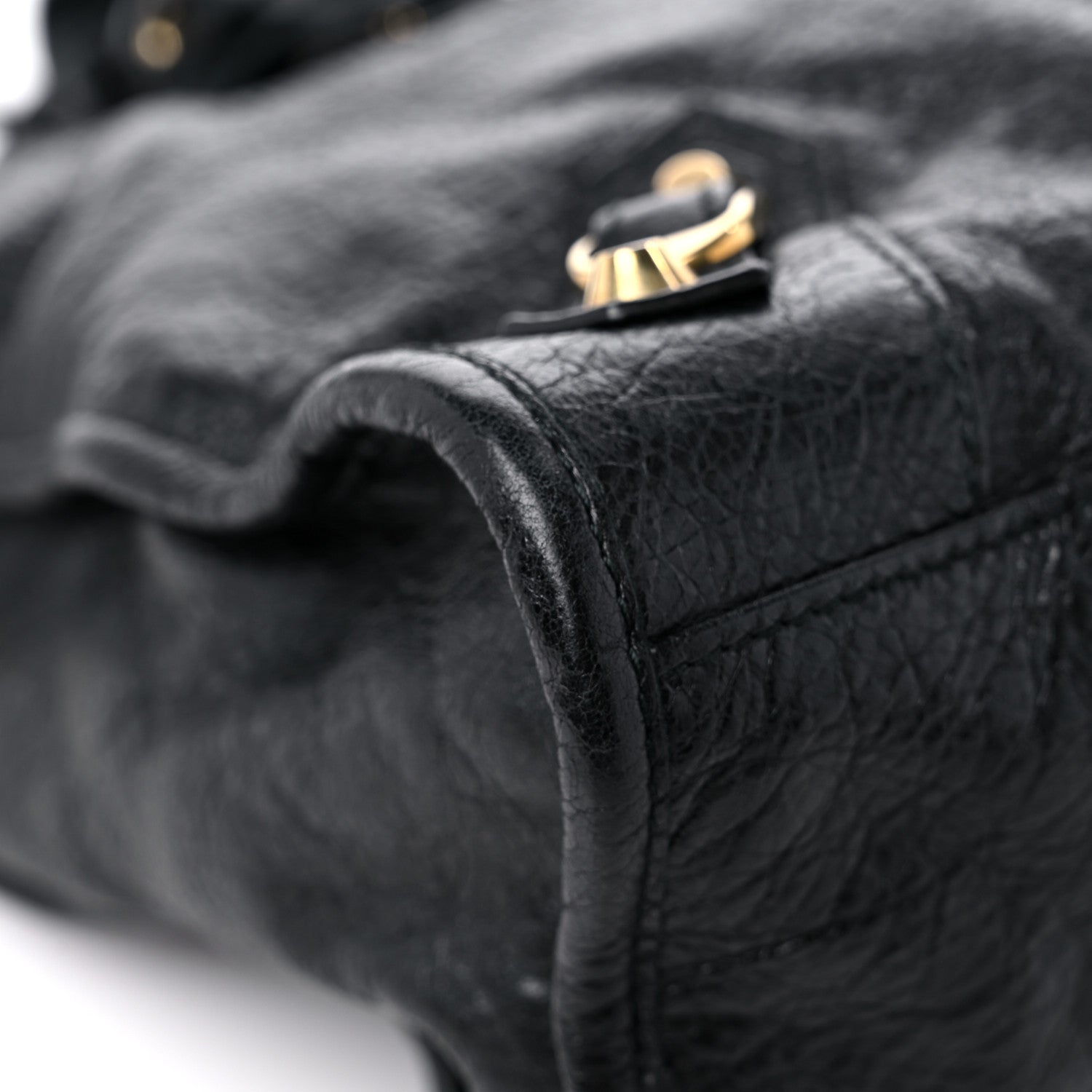 Balenciaga Agneau Classic Gold Hardware City Black 9 of 17