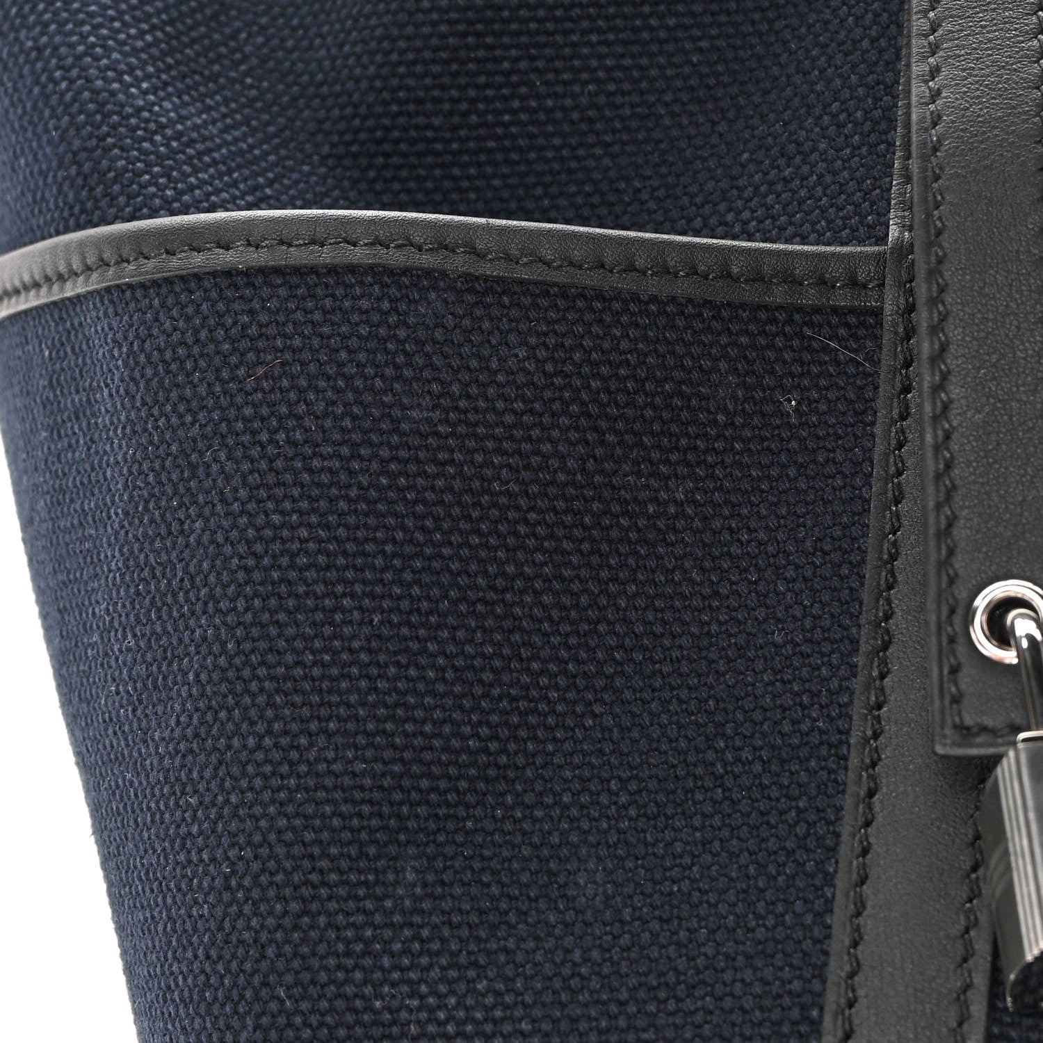 Hermes Toile Goeland Swift Cargo Picotin Lock 18 Bleu Marine 12 of 13
