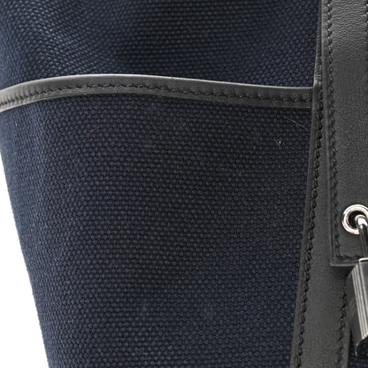 Hermes Toile Goeland Swift Cargo Picotin Lock 18 Bleu Marine 12 of 13