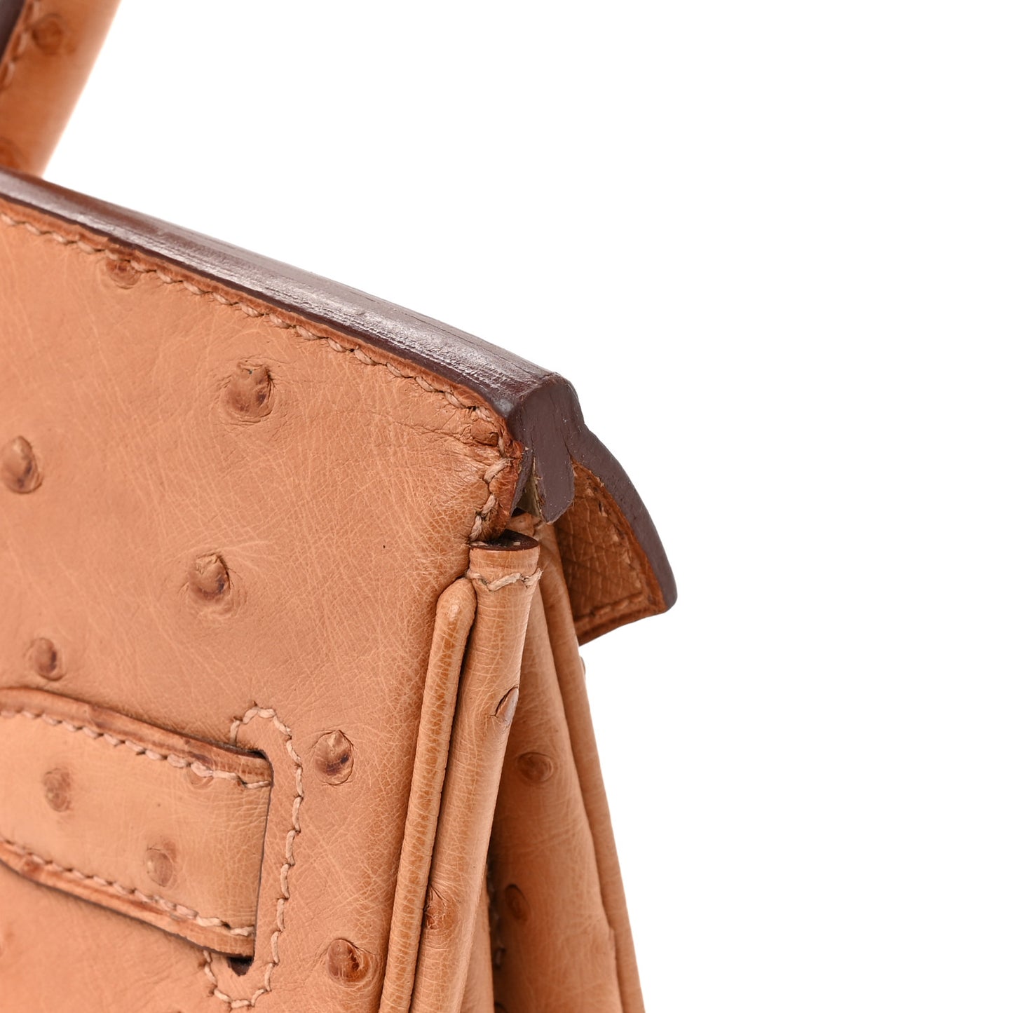 Ostrich Birkin 30 Sable