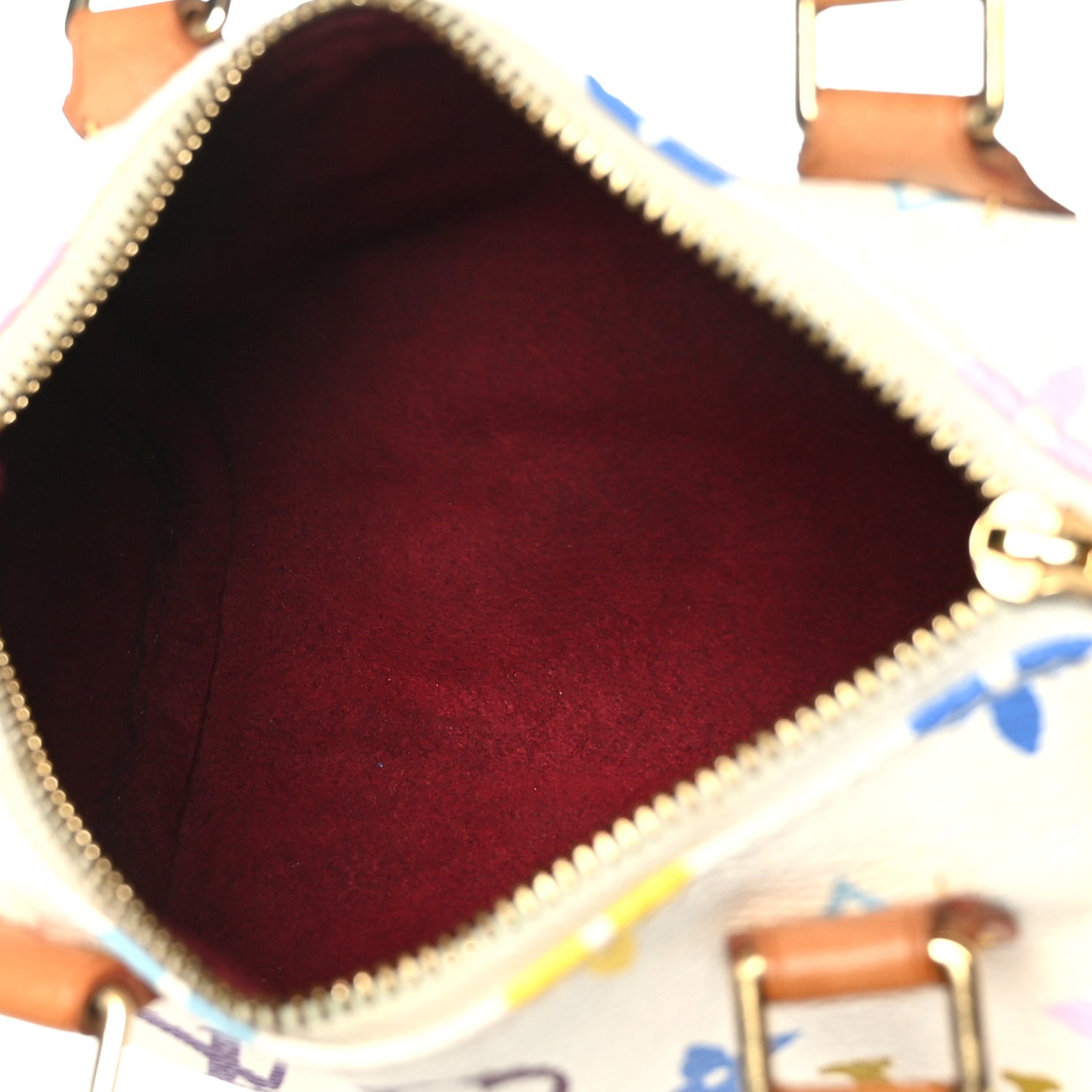 Monogram Multicolor Mini Sac HL Speedy White
