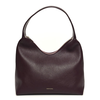 Mansur Gavriel Calfskin Maxi Candy Hobo Bag Plum 1 of 9