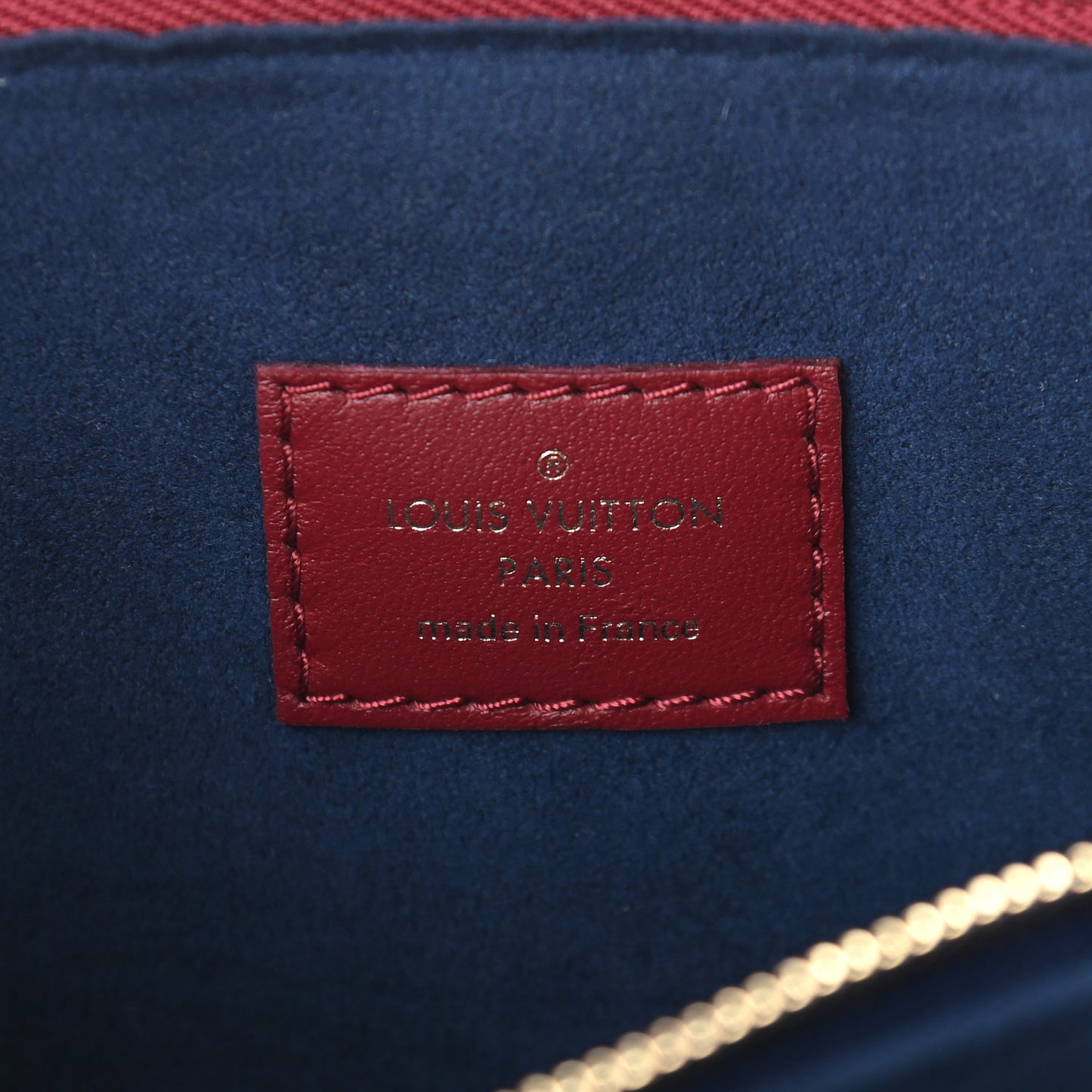 Lambskin Embossed Monogram Coussin PM Wine