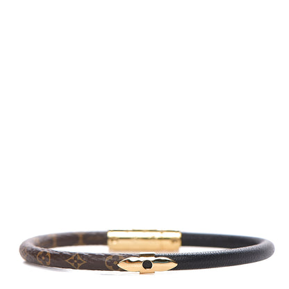 Louis Vuitton Monogram Daily Confidential Bracelet 19 Black 1 of 3