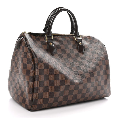 Louis Vuitton Damier Ebene Speedy 30 3 of 12