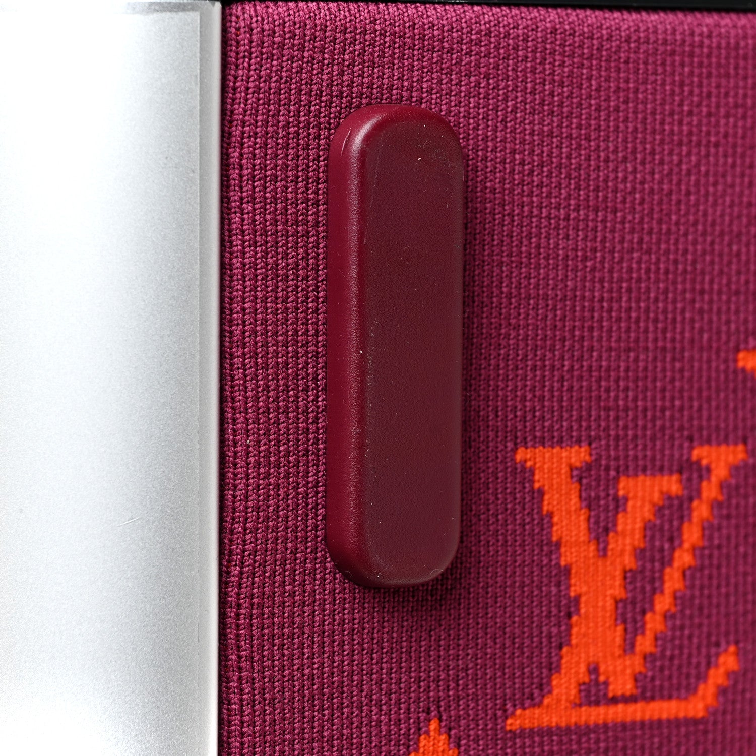 Louis Vuitton Knit Monogram Horizon Soft Duffle 55 Fuchsia 12 of 17
