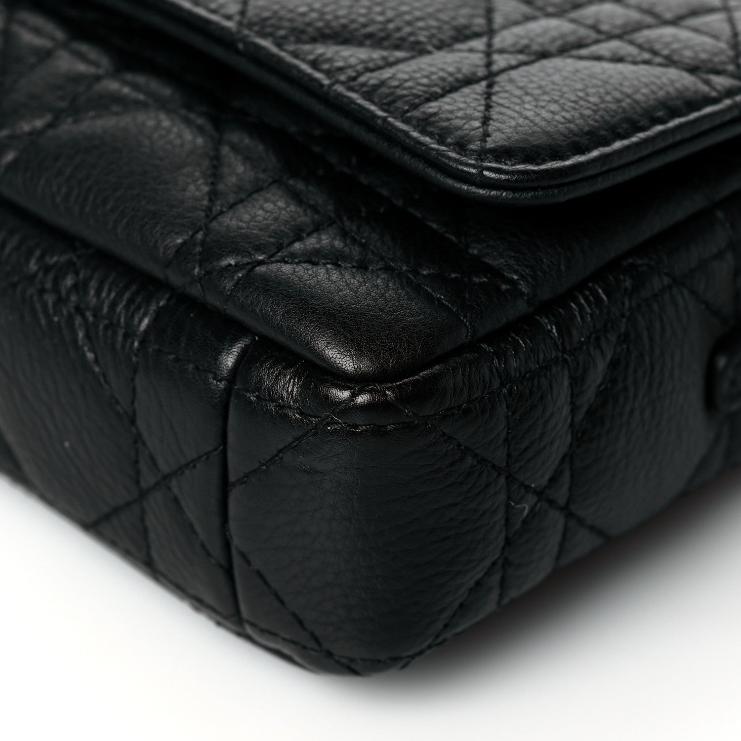 Christian Dior Supple Calfskin Cannage Caro Pouch with Chain Black 9 of 10