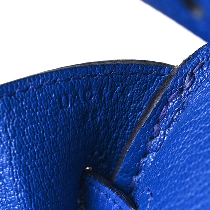Hermes Togo Birkin 30 Bleu Royal 6 of 9