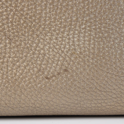Gucci Metallic Cellarius Calfskin Small Soho Top Handle Satchel Golden Beige 18 of 18