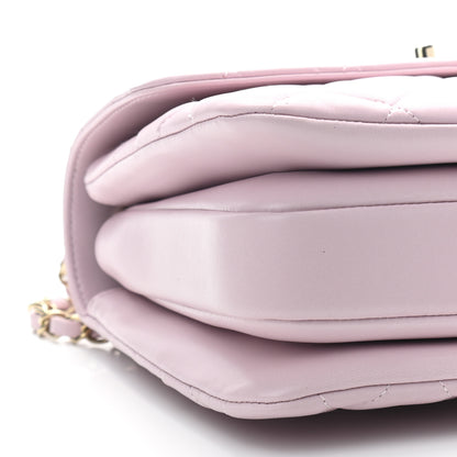 Chanel Lambskin Quilted Small Trendy CC Flap Dual Handle Bag Lilac 8 of 9