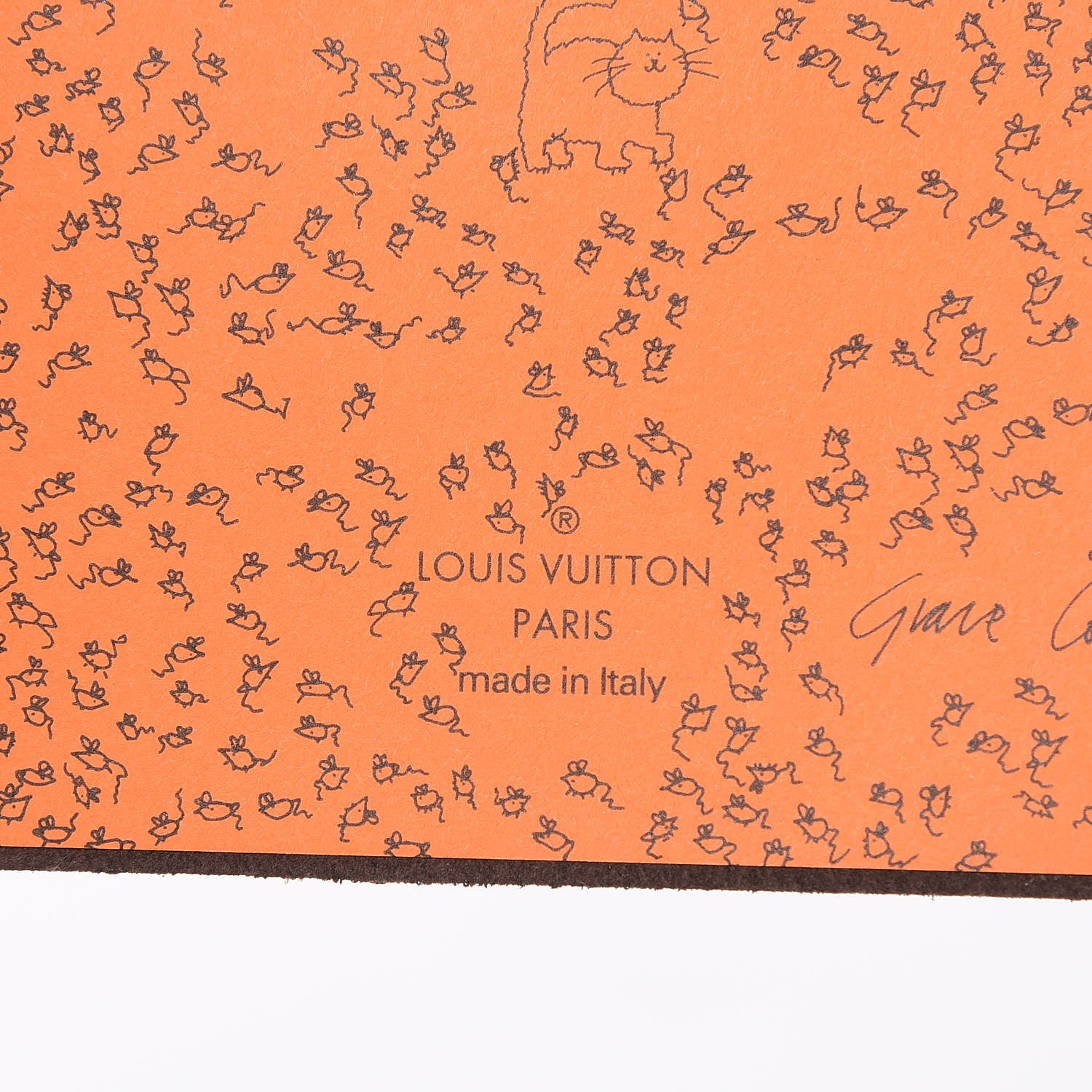 Louis Vuitton Catogram Clemence Notebook MM Marron 6 of 6