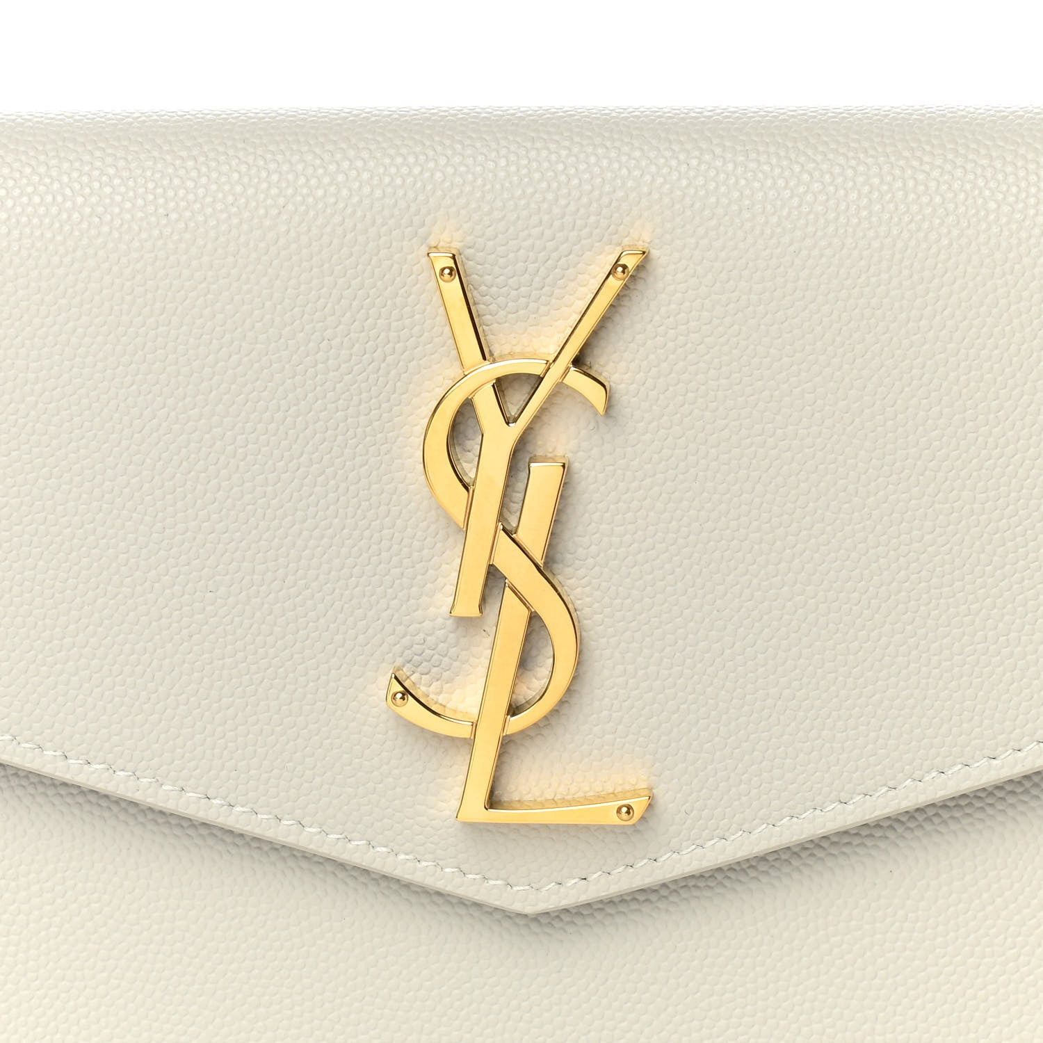 Saint Laurent Grain De Poudre Uptown Pouch Granite 8 of 9