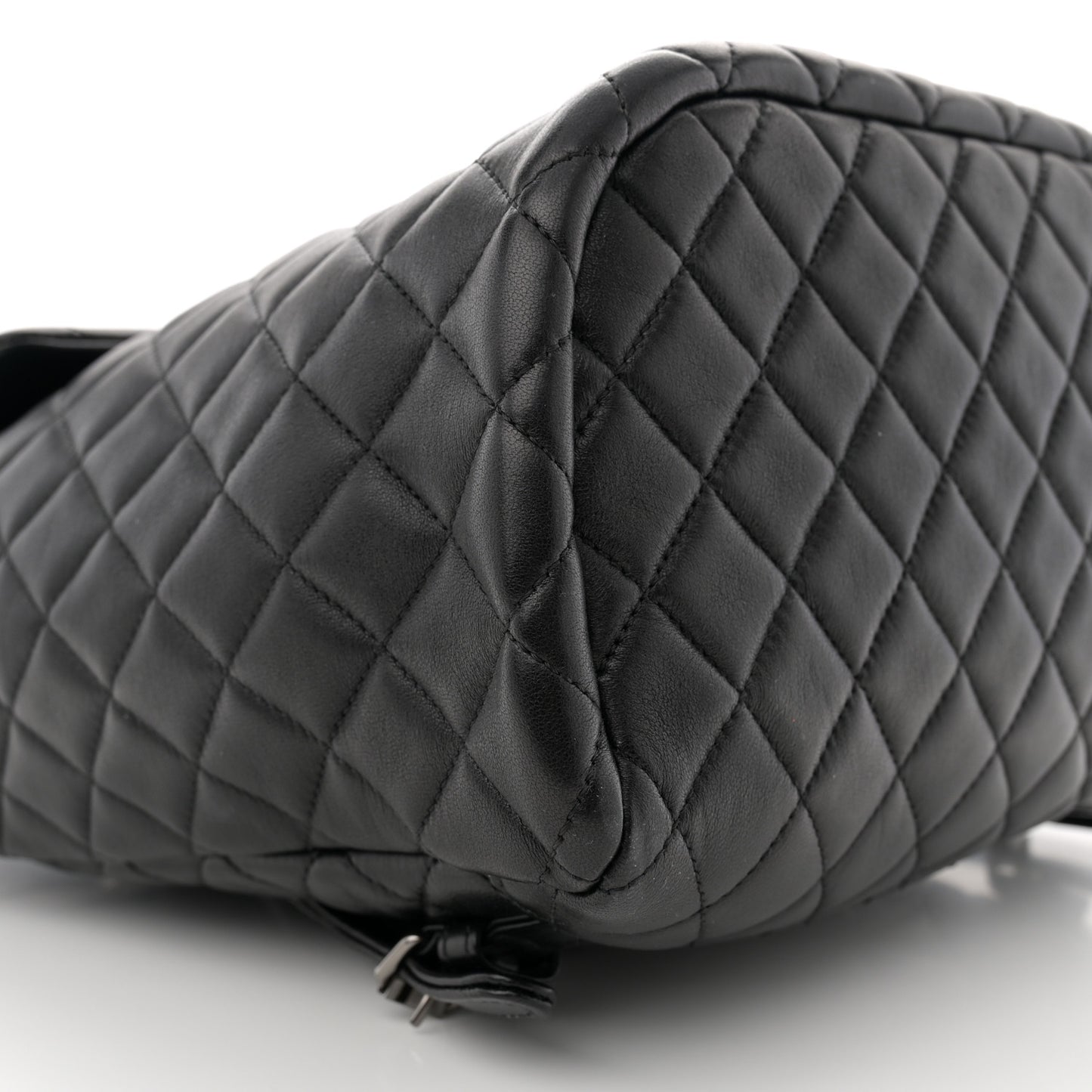 Lambskin Quilted Large Urban Spirit Backpack Black