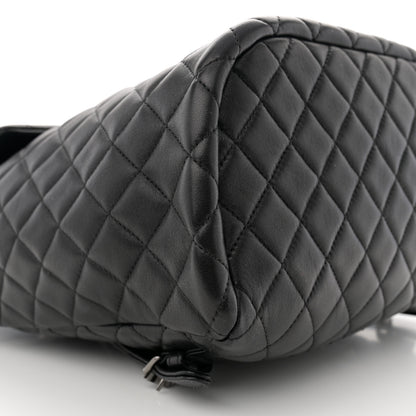 Chanel Lambskin Quilted Large Urban Spirit Backpack Black 9 of 10